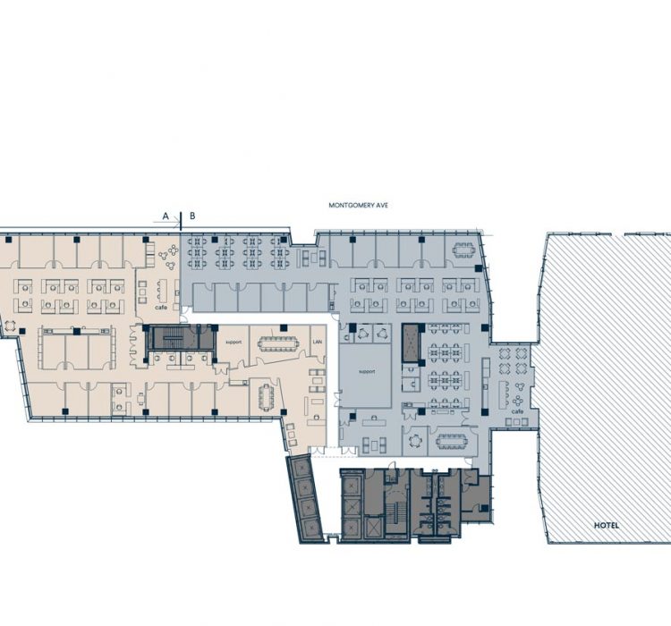 D2 Lower Floor Multi tenant 2 suites