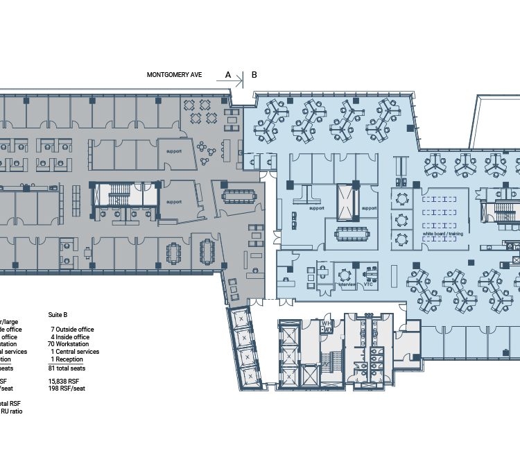 Upper Multi-Tenant – 2 Suites